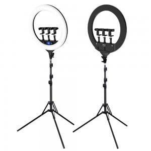 LituFoto R40 RGB LED körfény, körlámpa, ringlight