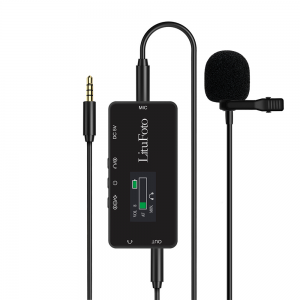 LituFoto VV18 lavalier, csíptetős mikrofon 3.5mm jack csatlakozóval
