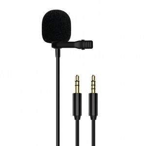 LituFoto VV10 lavalier, csíptetős mikrofon 3.5mm jack csatlakozóval