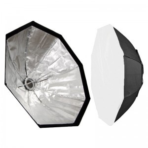 Összecsukható bowens softbox 120cm octagonal alumínium gyűrű adapterrel