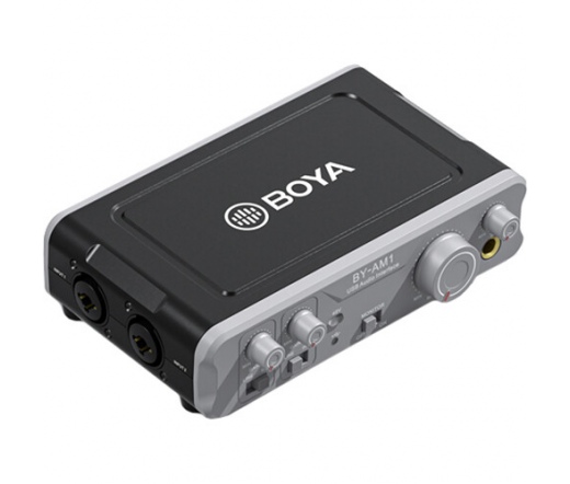 Boya BY-AM1 Két csatornás USB audio mixer / konver-0