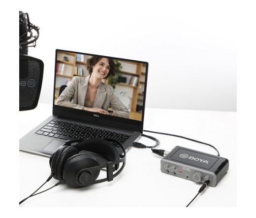Boya BY-AM1 Két csatornás USB audio mixer / konver-4