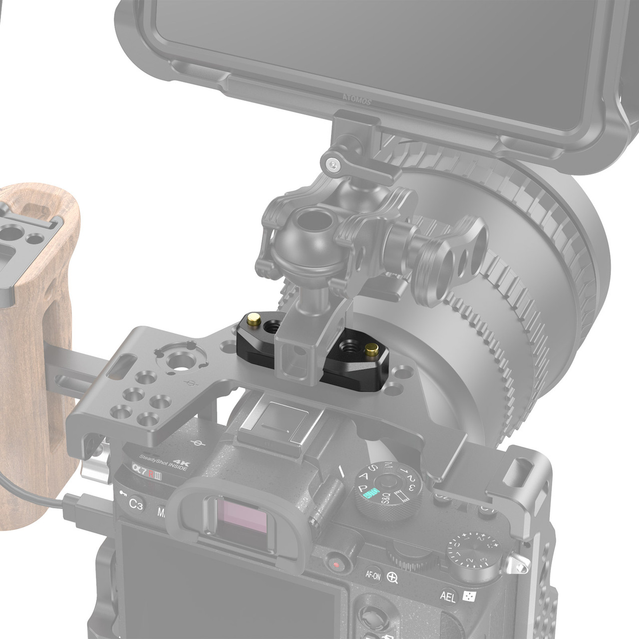 SmallRig NATO Rail adapter 48mm ARRI csatlakozással (BUN2521B)-5