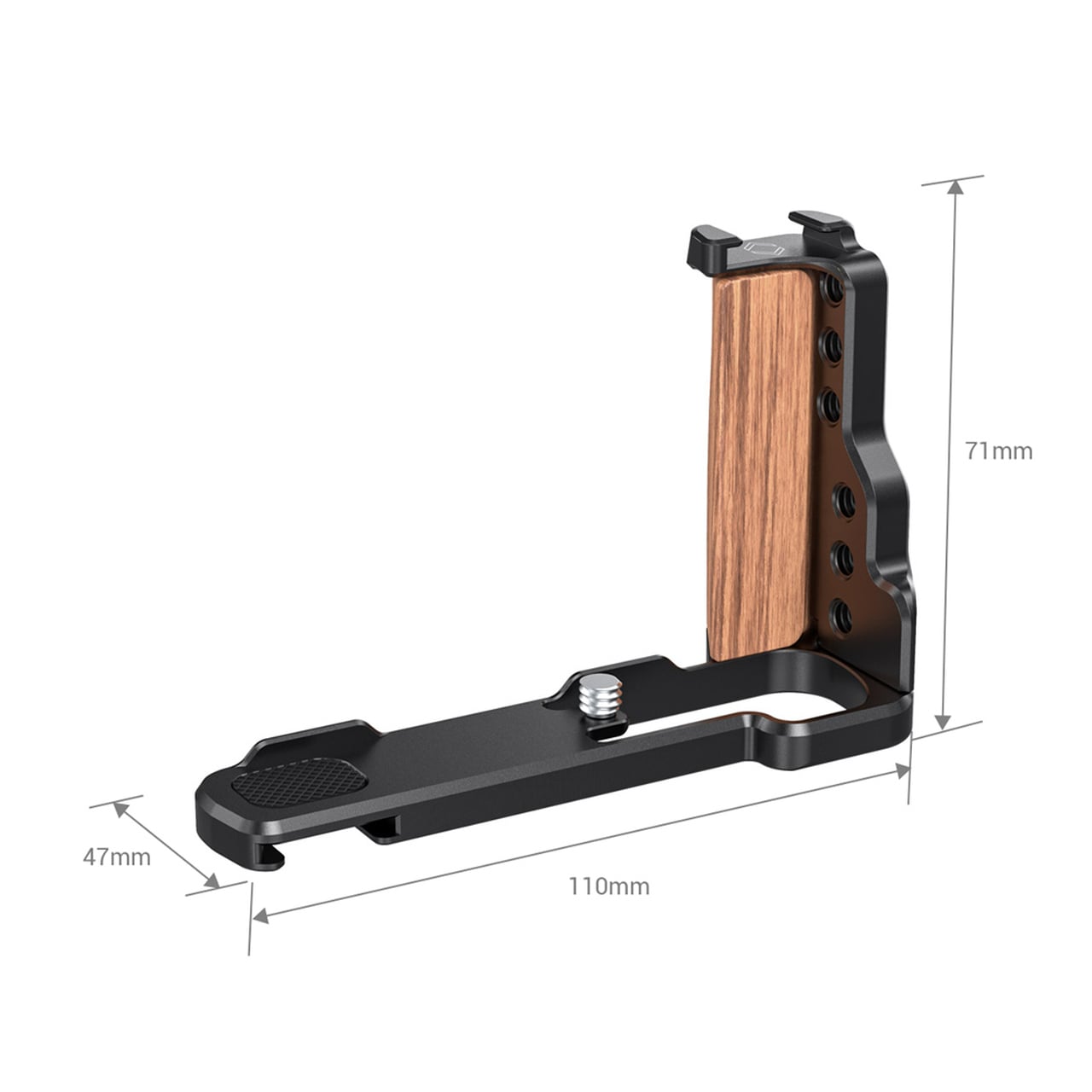 SmallRig L-Bracket, L-konzol fa markolattal, vakupapucs foglalattal Sony RX100 III/IV/V(VA)/VI/VII kamerákhoz (LCS2438)-5
