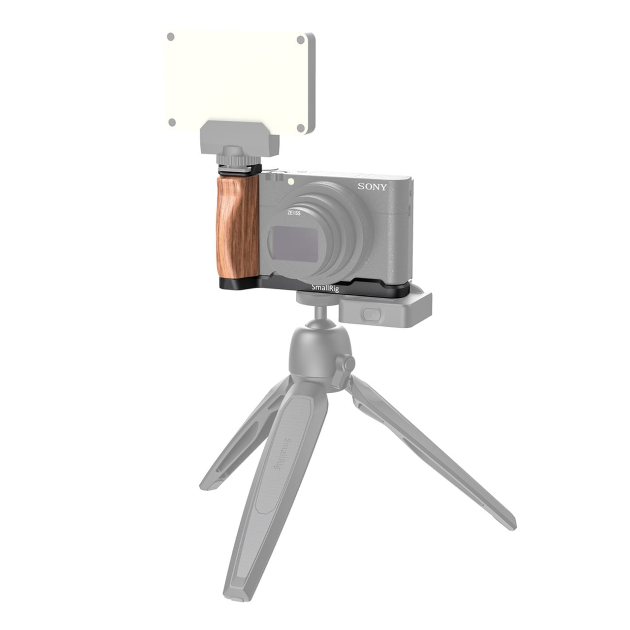 SmallRig L-Bracket, L-konzol fa markolattal, vakupapucs foglalattal Sony RX100 III/IV/V(VA)/VI/VII kamerákhoz (LCS2438)-3