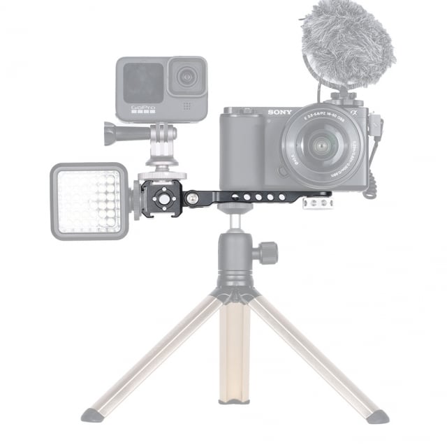 NICEYRIG bővítő lemez dönthető tripla vakupapucs adapterrel (468)-7