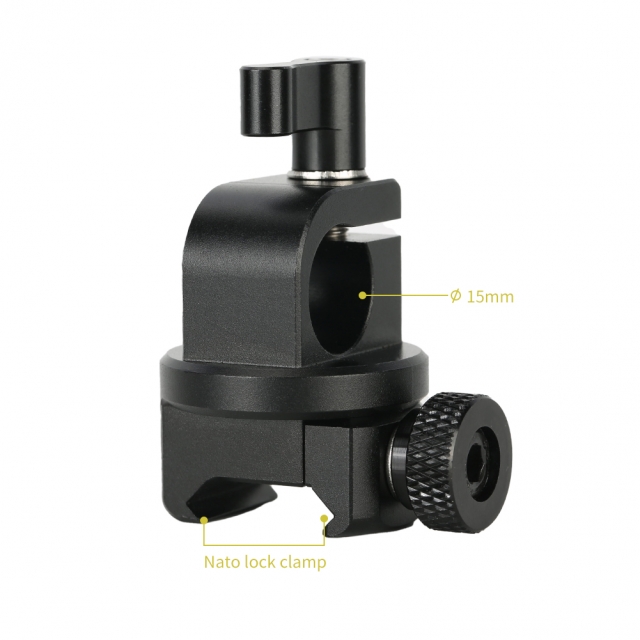 NICEYRIG 15mm Rod Clamp, rúdbilincs NATO sín csatlakozással (427)-2