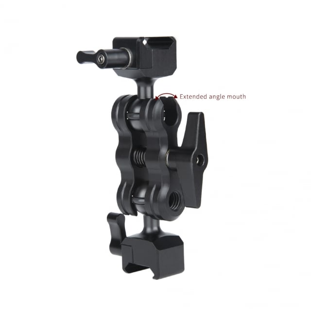 NICEYRIG Magic Arm dupla gömbfejjel Nato Clamp, bilincs csatlakozással (313)-1