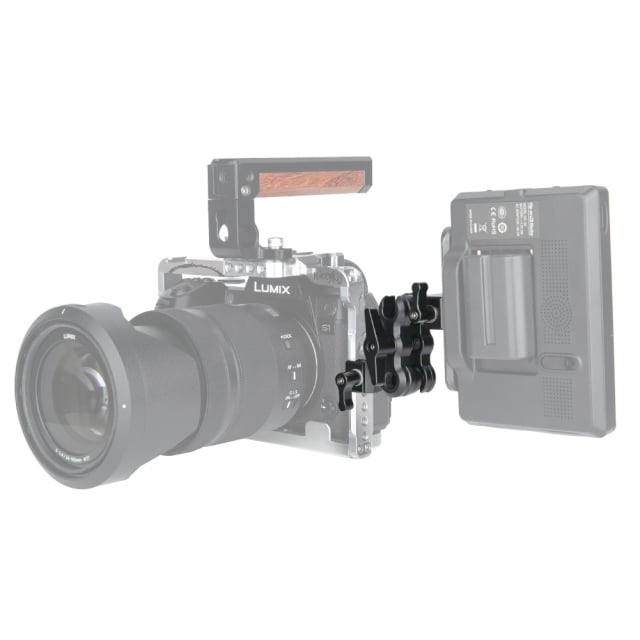 NICEYRIG Magic Arm dupla gömbfejjel Nato Clamp, bilincs csatlakozással (313)-7