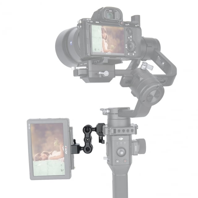 NICEYRIG Magic Arm dupla gömbfejjel Nato Clamp, bilincs csatlakozással (313)-5