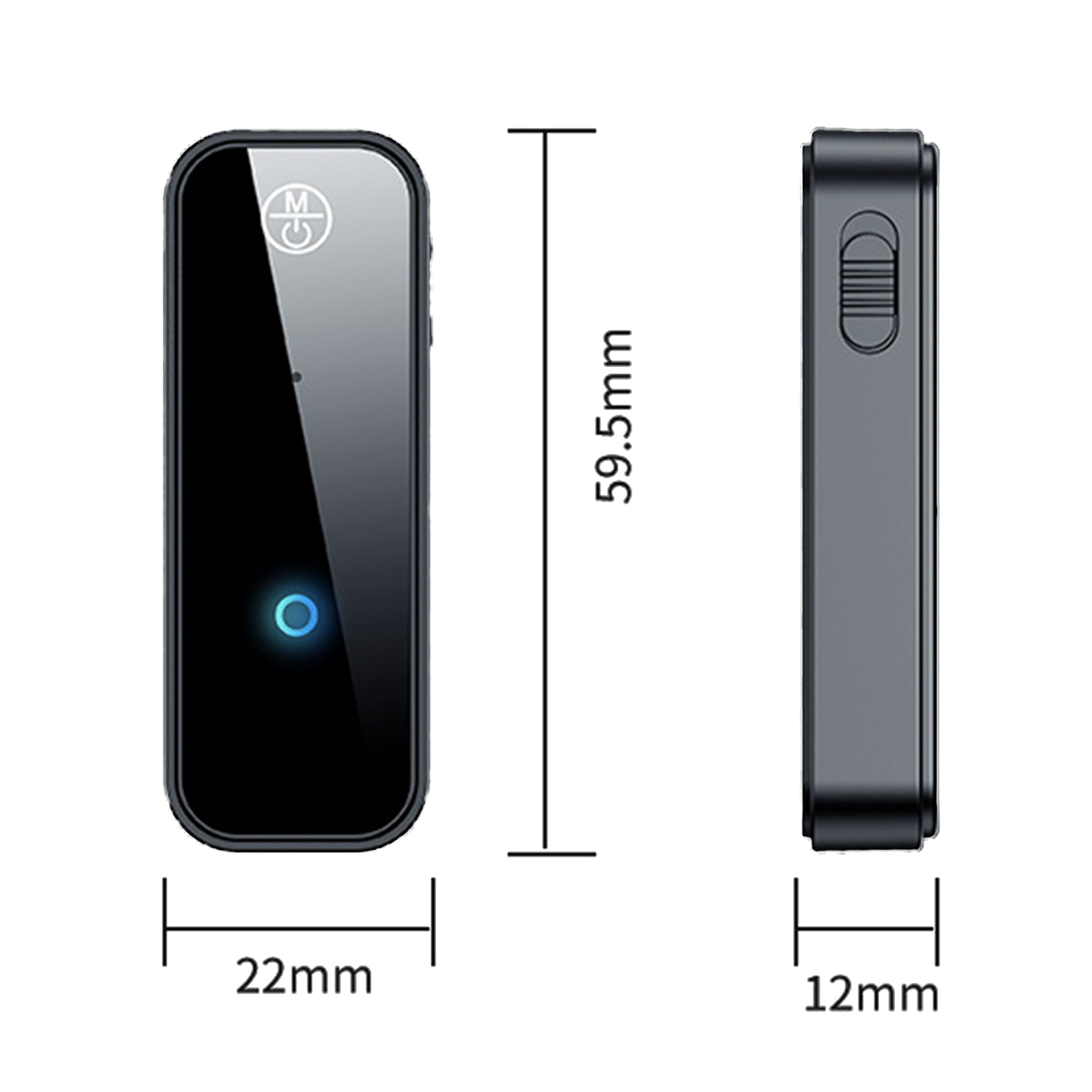 Bluetooth fogadó / feladó egység 2in1, AUX adapter 3.5mm jack csatlakozóval, transmitter (C28)-11