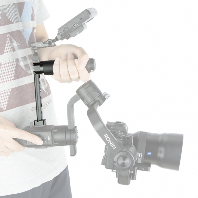 NICEYRIG oldalsó bőr fogantyú, markolat DJI RS2/DJI RSC2/Ronin S/Ronin SC stabilizátorokhoz (300)-5