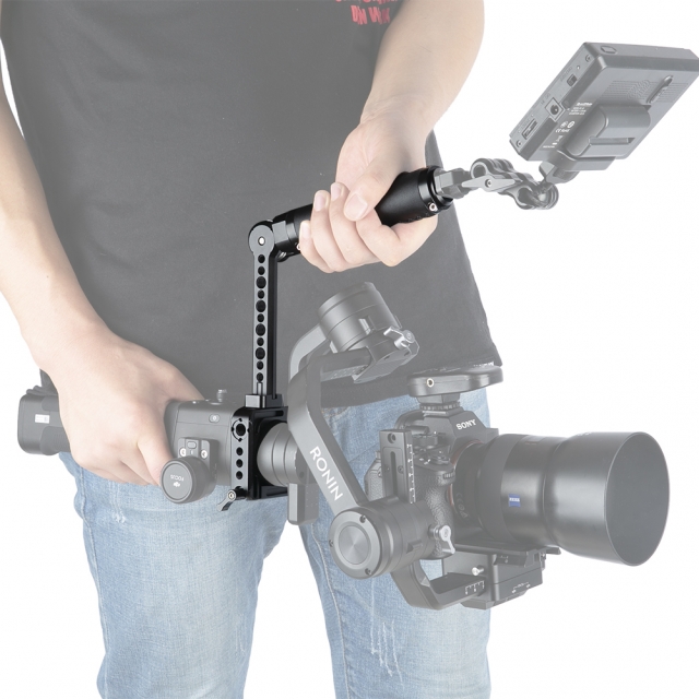NICEYRIG bőr oldalsó fogantyú DJI Ronin S stabilizátorhoz (309)-5