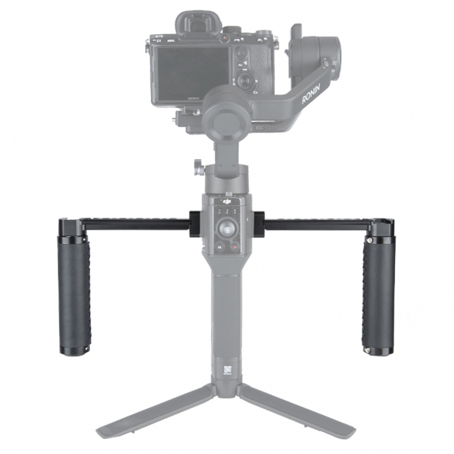 NICEYRIG dupla bőr fogantyú, markolat DJI Ronin S/ Ronin SC/ DJI RS2/ DJI RSC2 stabilizátorokhoz (301)-0
