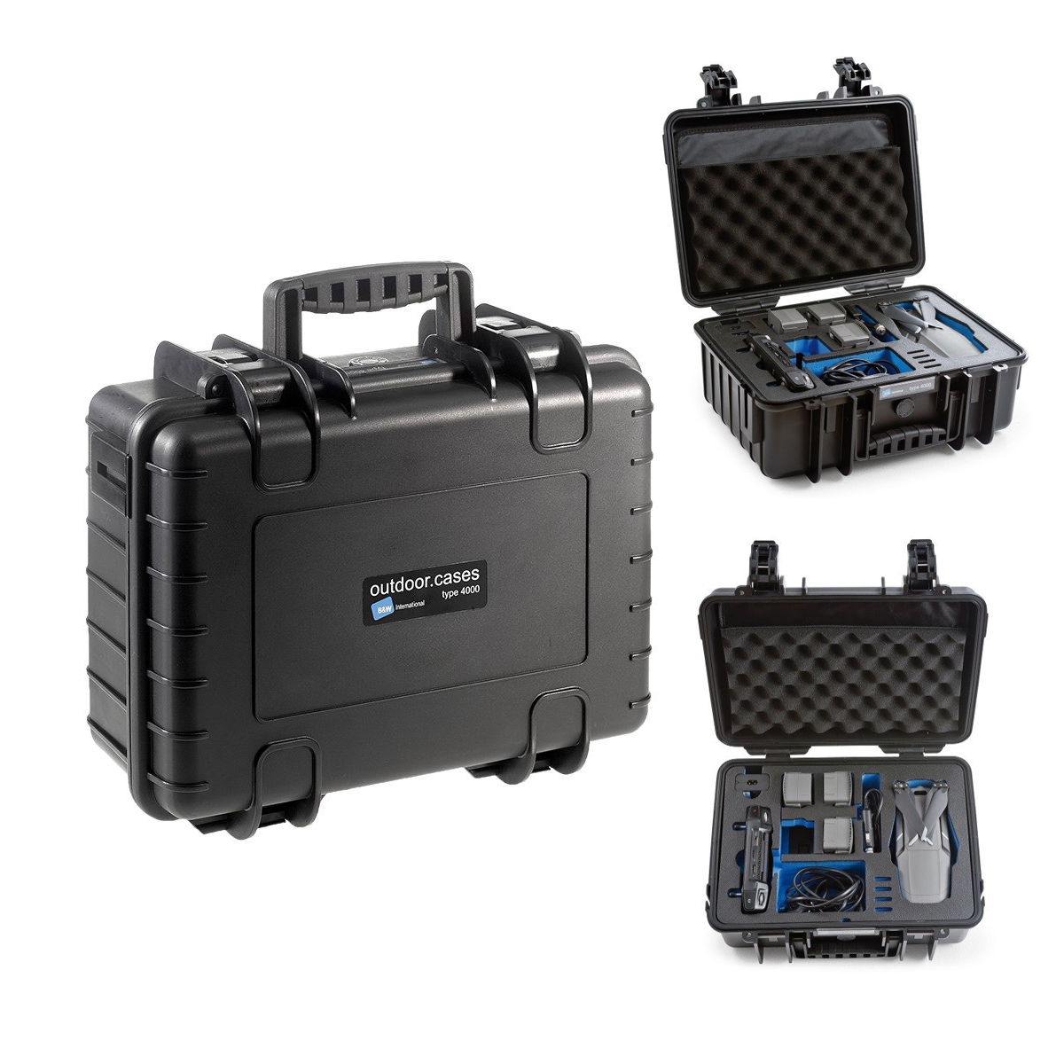 BW International Koffer Type 4000/B DJI Mavic 2 drónhoz fekete-0