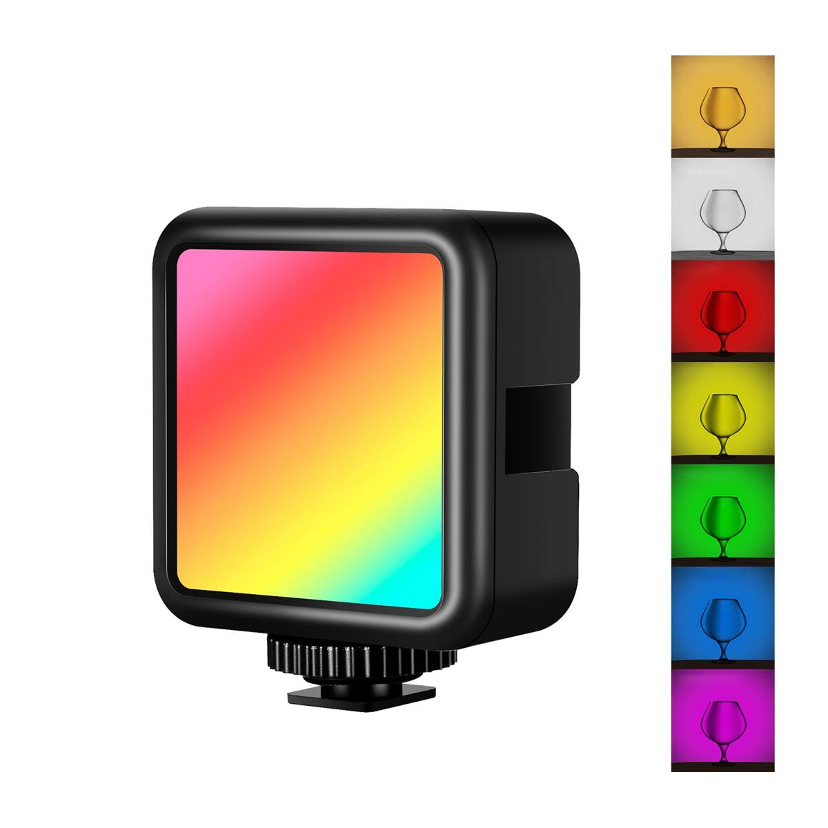 PULUZ mini RGB LED lámpa, videólámpa (PU560B)-0