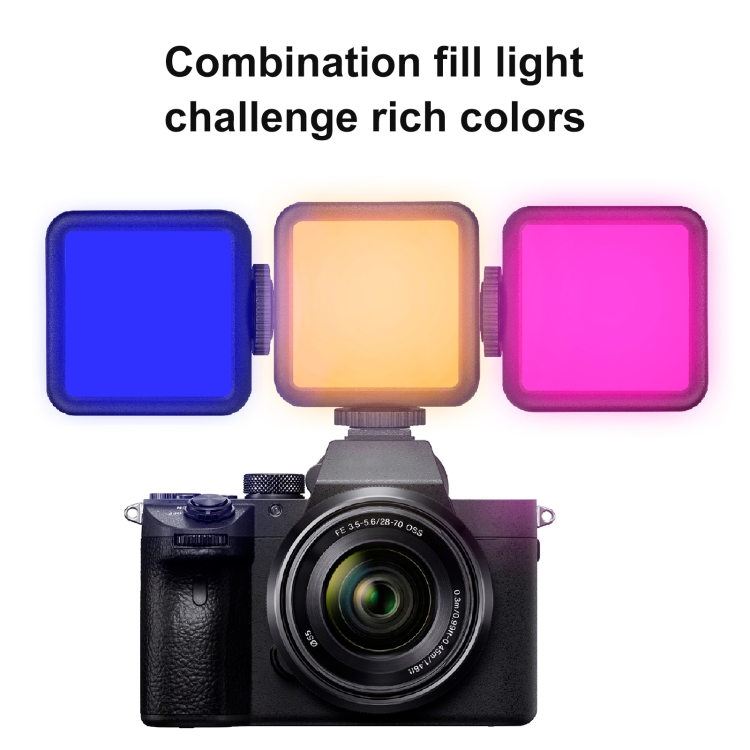 PULUZ mini RGB LED lámpa, videólámpa (PU560B)-2