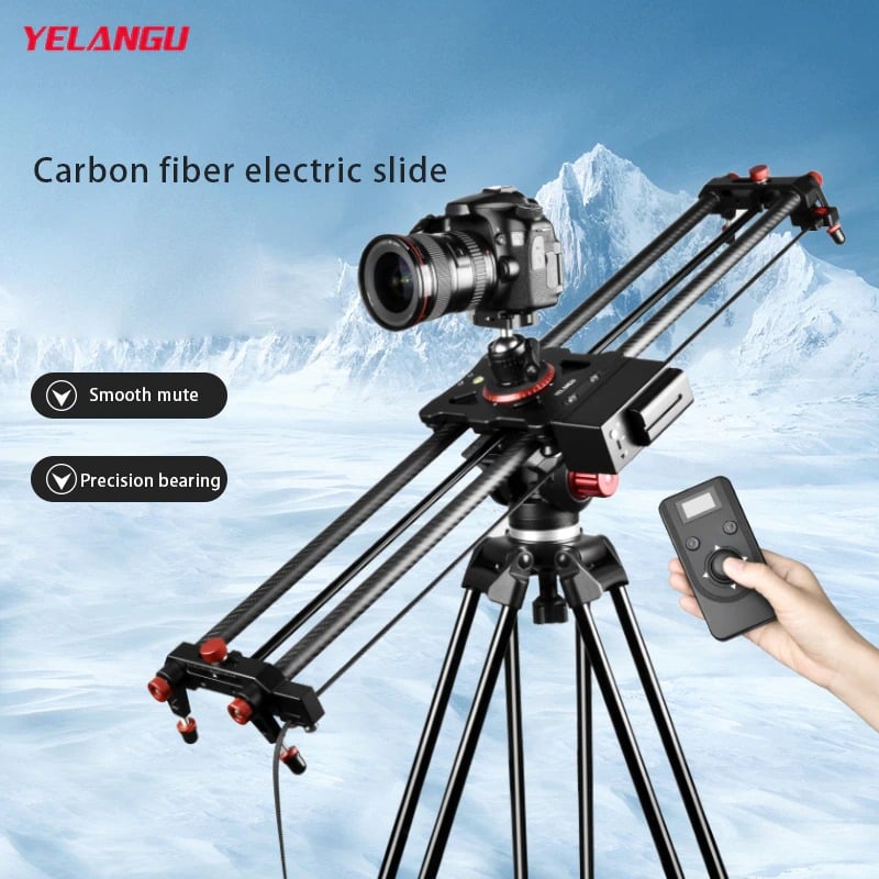 YELANGU L60TC 60cm motoros karbon kamera slider-11