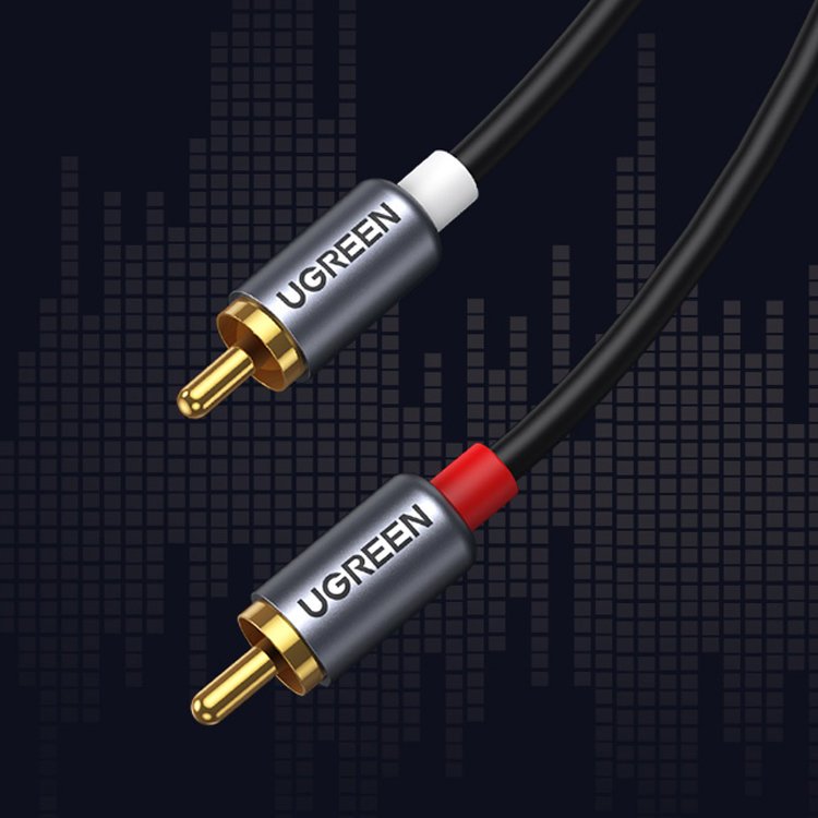 Ugreen USB Type-C  - 2RCA audio kábel 1.5m szürke (20193 CM451)-6