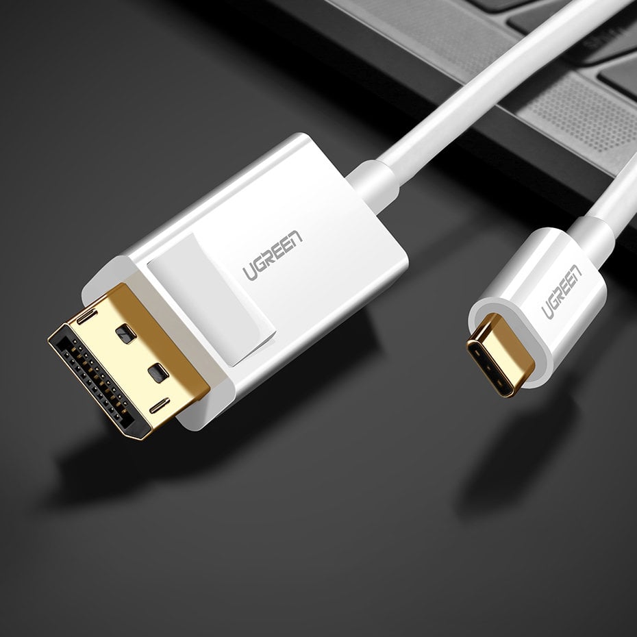 Ugreen Unidirekciós USB Type-C - Display Port 4K 1.5m Fekete (MM139) Adapter Kábel-9