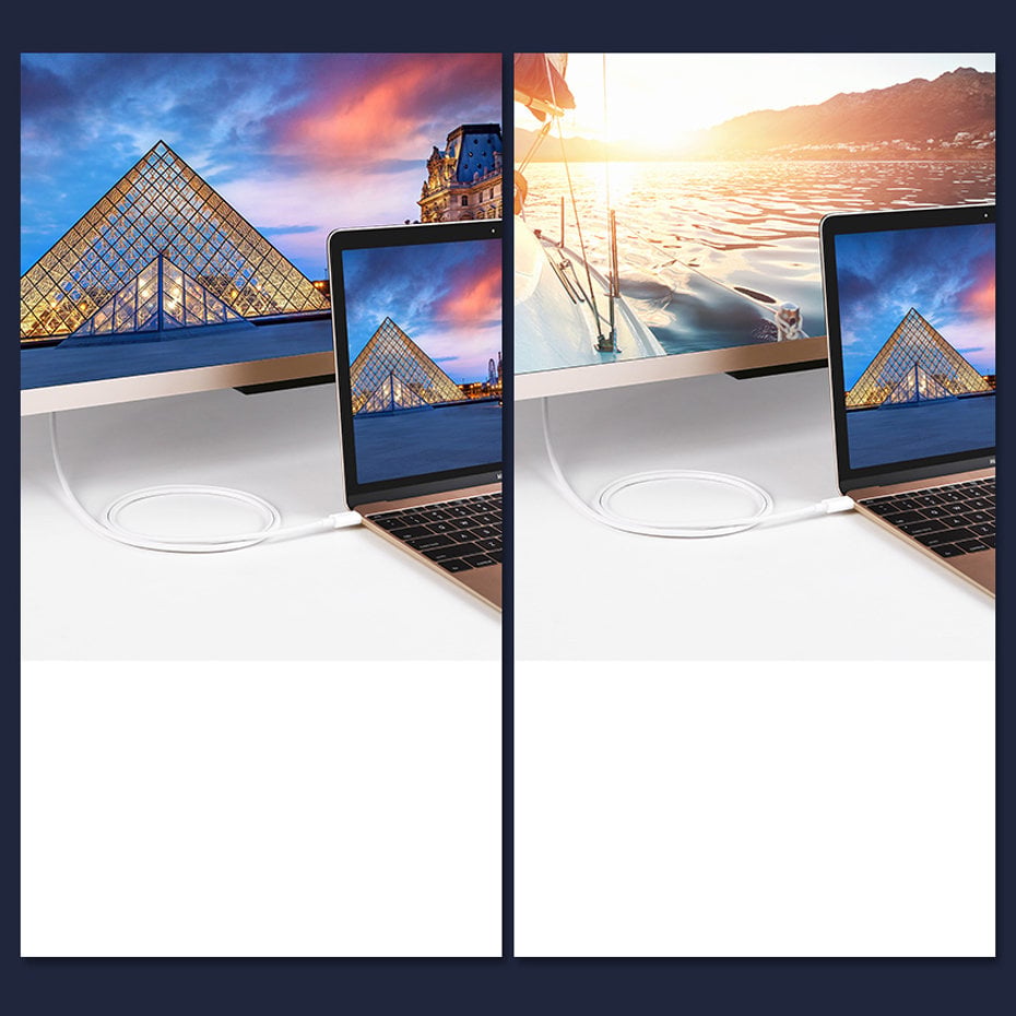 Ugreen Unidirekciós USB Type-C - Display Port 4K 1.5m Fekete (MM139) Adapter Kábel-6