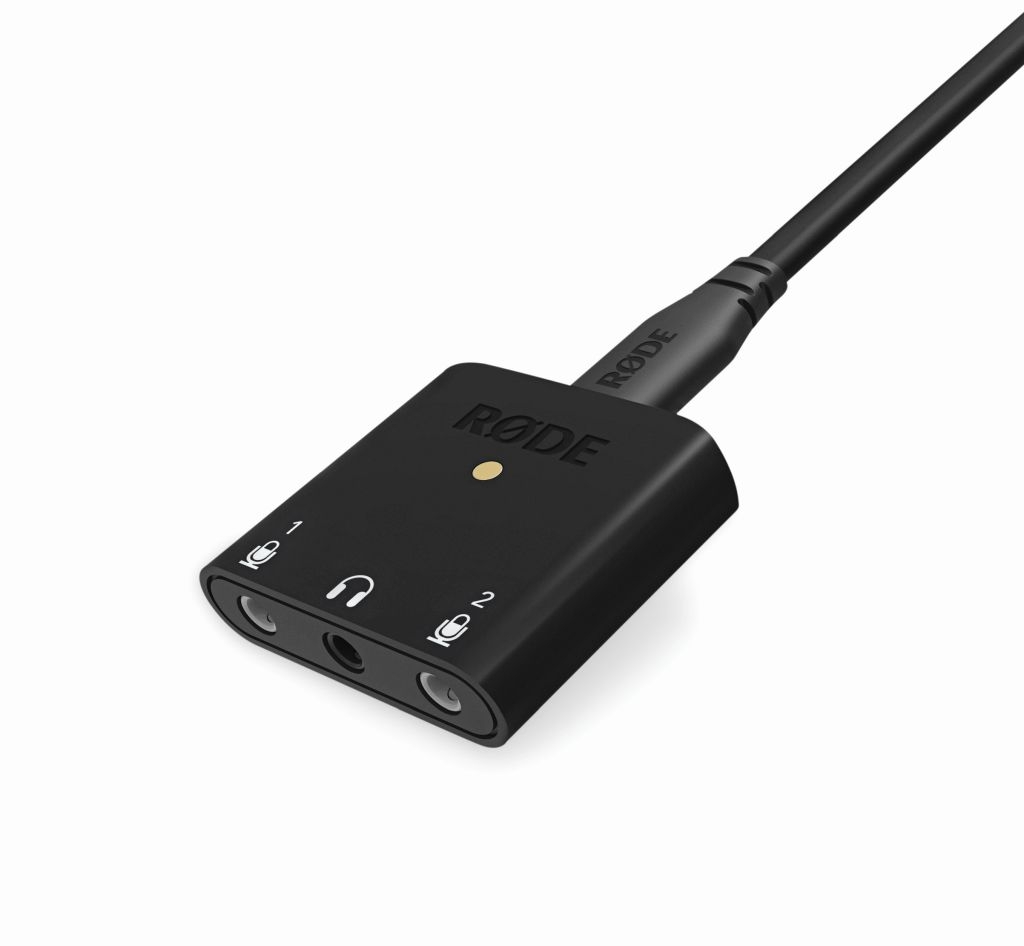 RODE AI-Micro két csatornás TRS/TRRS mikrofon és fejhallgató interfész USB-C aljzattal, Lightning, USB-C és USB-A kábelekkel-7