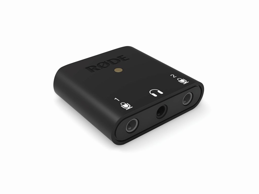 RODE AI-Micro két csatornás TRS/TRRS mikrofon és fejhallgató interfész USB-C aljzattal, Lightning, USB-C és USB-A kábelekkel-11