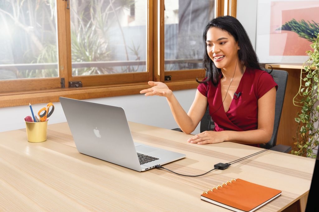 RODE AI-Micro két csatornás TRS/TRRS mikrofon és fejhallgató interfész USB-C aljzattal, Lightning, USB-C és USB-A kábelekkel-5