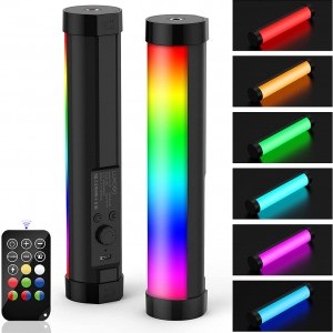 LUXCEO P100 RGB LED lámpa, fénycső távirányítóval 3000K-6000K