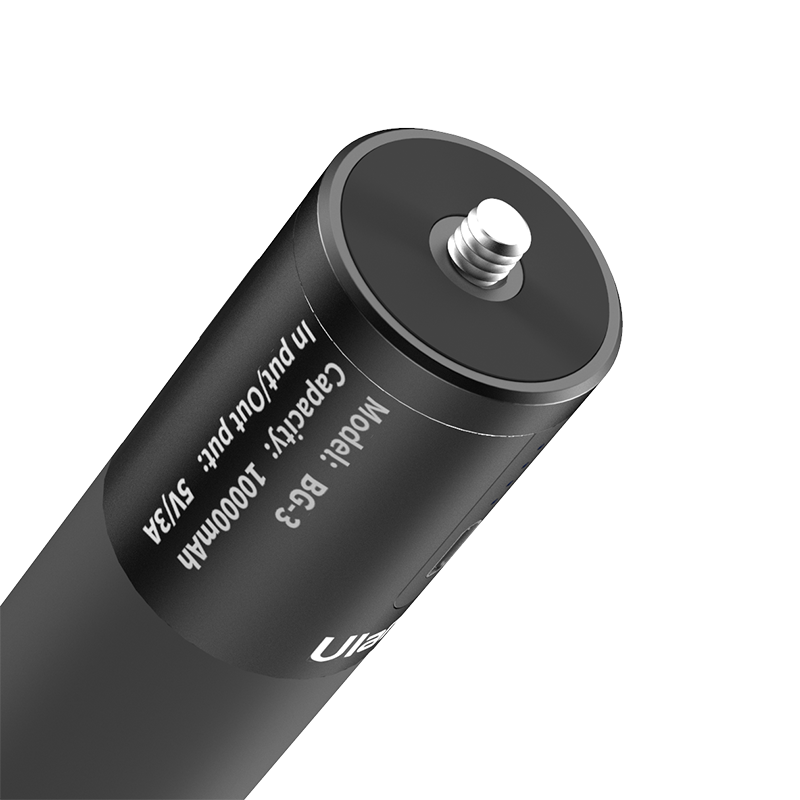ULANZI BG-3 akkumulátor grip, markolat 10.000mAh powerbank 1/4 csatlakozással, Type-C (2066)-17