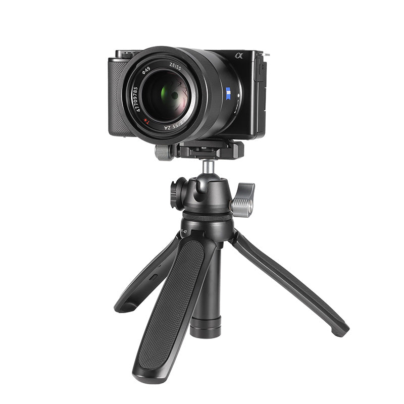 ULANZI MT-47 állítható méretű mini tripod, asztali állvány gömbfejjel, 1/4-es csatlakozással, vakupapucs foglalattal (2600)-1