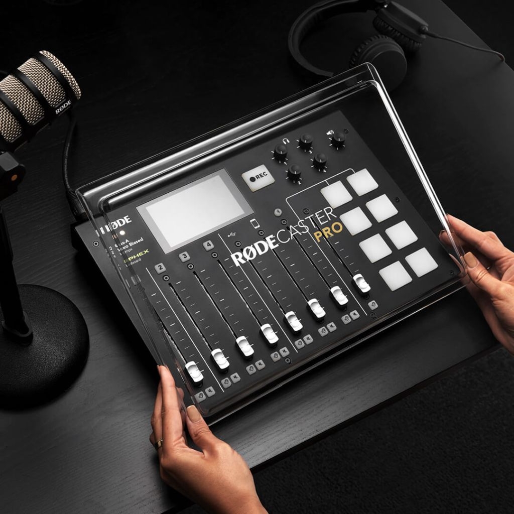 RODE RODECover Pro polikarbonát védőfedél RODECaster Pro keverőhöz-2