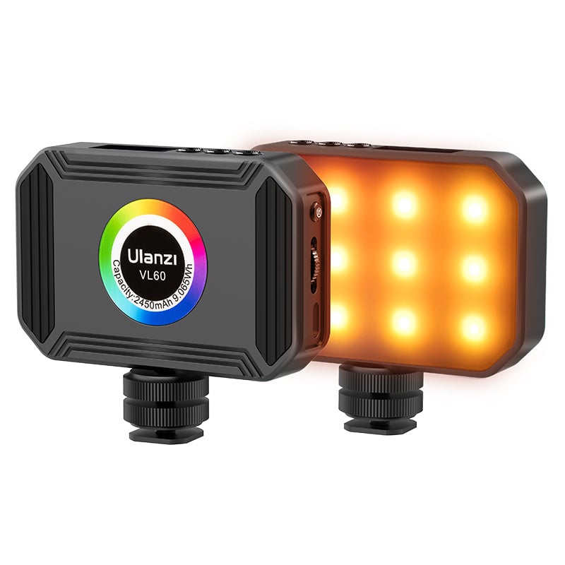 ULANZI VL60 RGB LED lámpa, videólámpa 2500-9000K (2296)-13