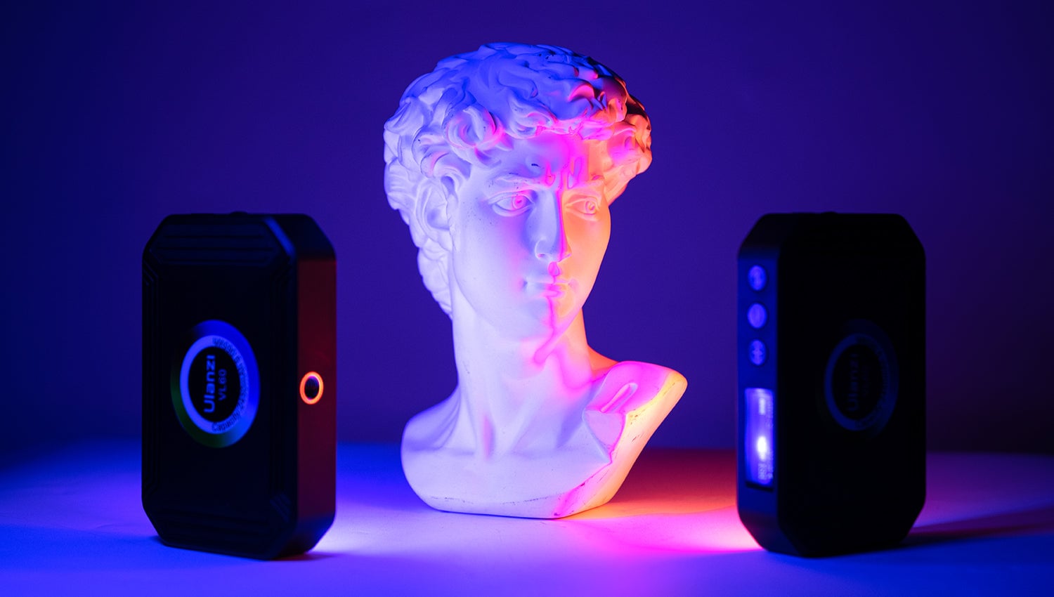 ULANZI VL60 RGB LED lámpa, videólámpa 2500-9000K (2296)-15