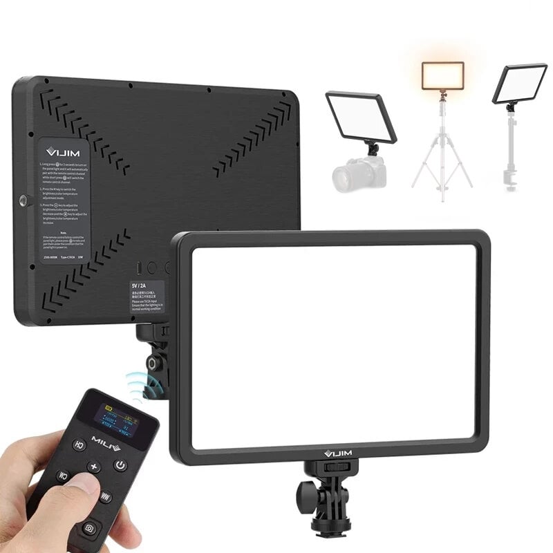 ULANZI VIJIM VL192 LED lámpa, videólámpa távirányítóval 2500-9000K (2584)-0