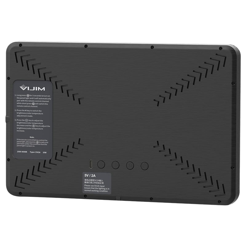 ULANZI VIJIM VL192 LED lámpa, videólámpa távirányítóval 2500-9000K (2584)-16
