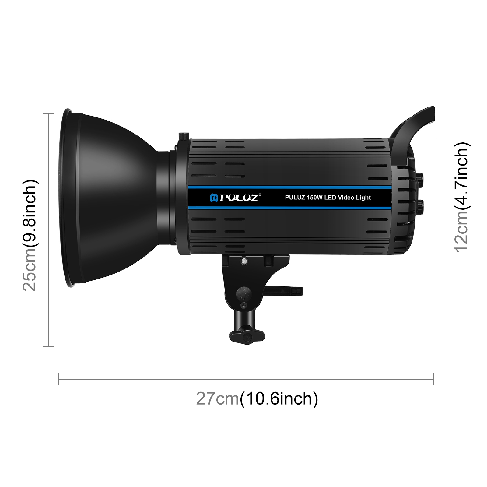PULUZ 150W LED stúdió világítás, videólámpa távirányítóval 3200-5600K (PU3061EU)-9