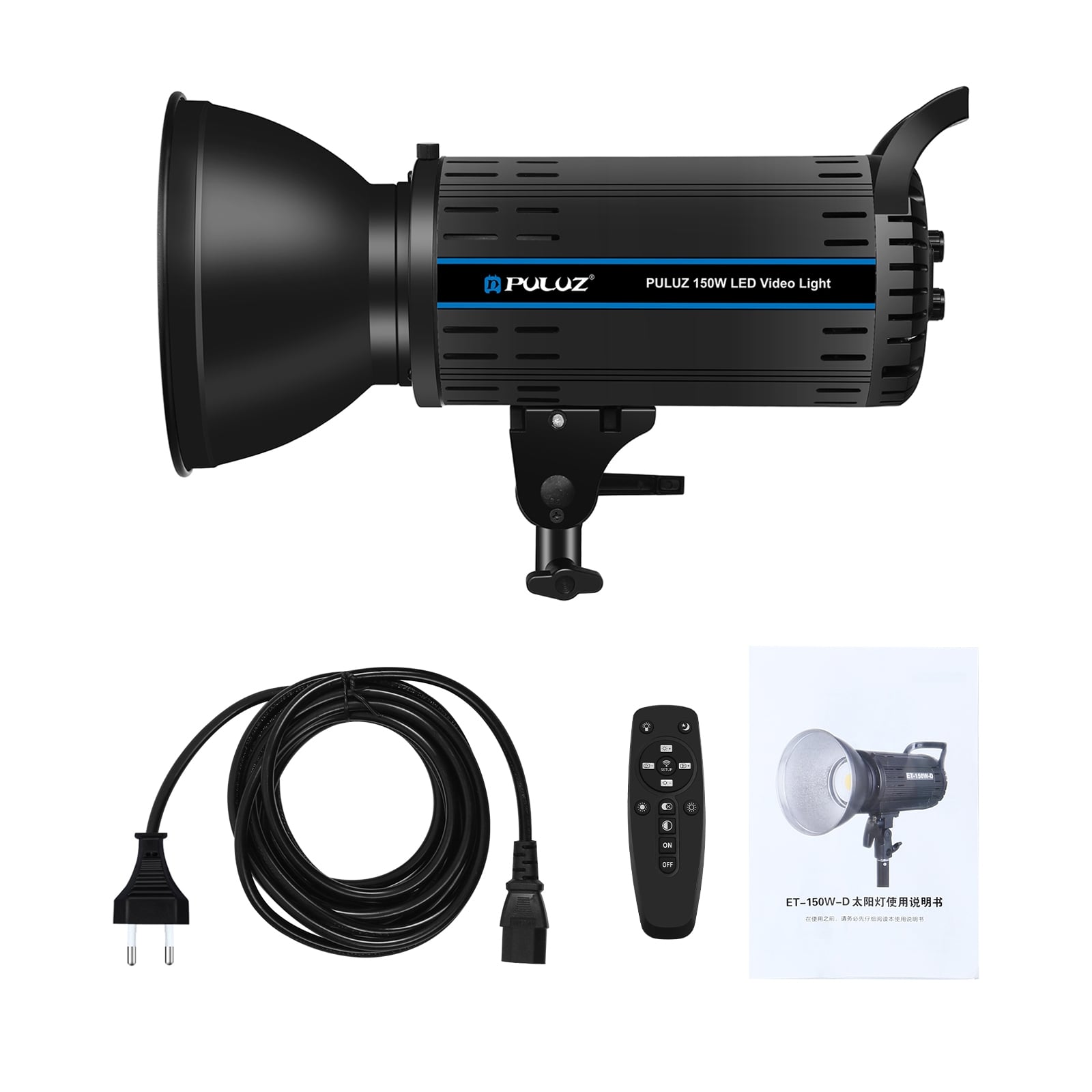 PULUZ 150W LED stúdió világítás, videólámpa távirányítóval 3200-5600K (PU3061EU)-6