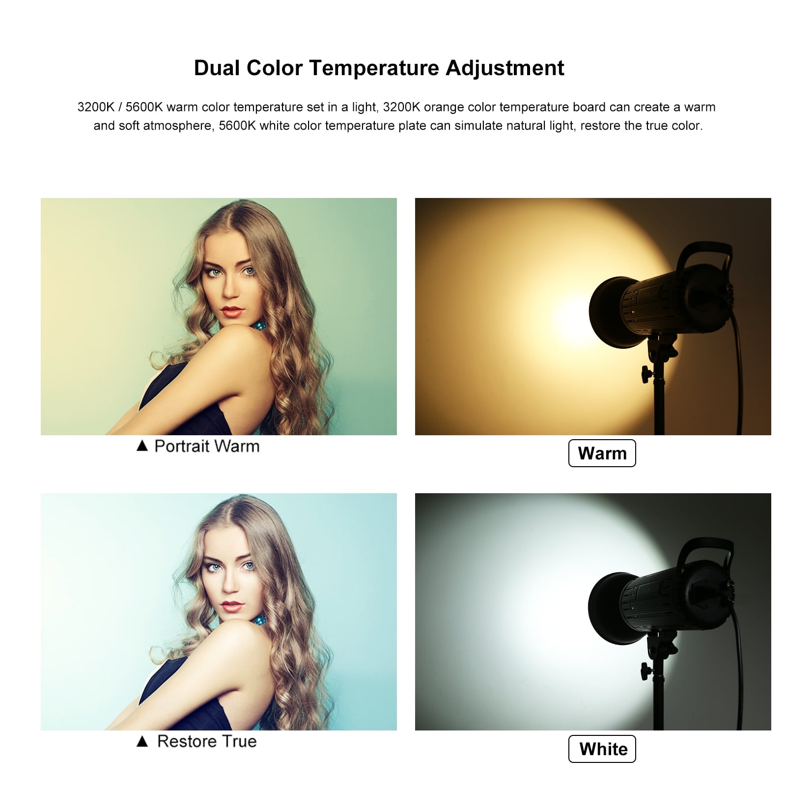 PULUZ 150W LED stúdió világítás, videólámpa távirányítóval 3200-5600K (PU3061EU)-3