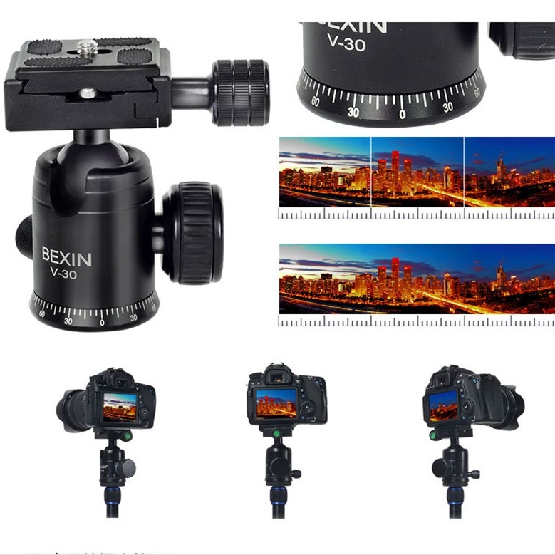 BEXIN V-30 360 fokos panoráma gömbfej gyorscseretalppal (TBD0863497)-7