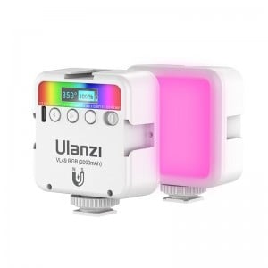 ULANZI VL49 RGB LED lámpa, videólámpa beépített akkumulátorral fehér (2586)