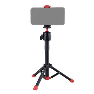 Fotopro SY-610 teleszkópos asztali tripod, állvány gömbfejjel, mobiltelefon tartóval