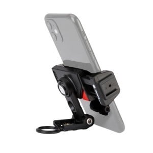 Fotopro SJ-89 Pro elforgatható mobiltelefon rögzítő, telefontartó adapter 1/4-es furattal, vakupapucs foglalattal