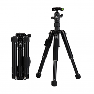 Fotopro FY-810 fényképező állvány, tripod, selfie bot gömbfejjel, fekete