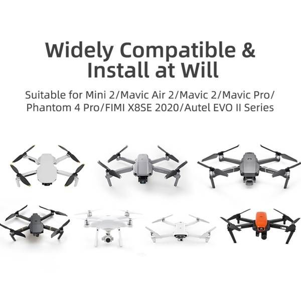 Sunnylife 2db zöld + 2db piros drónra szerelhető éjszakai villogó LED jelzőlámpa (DOP0239)-6