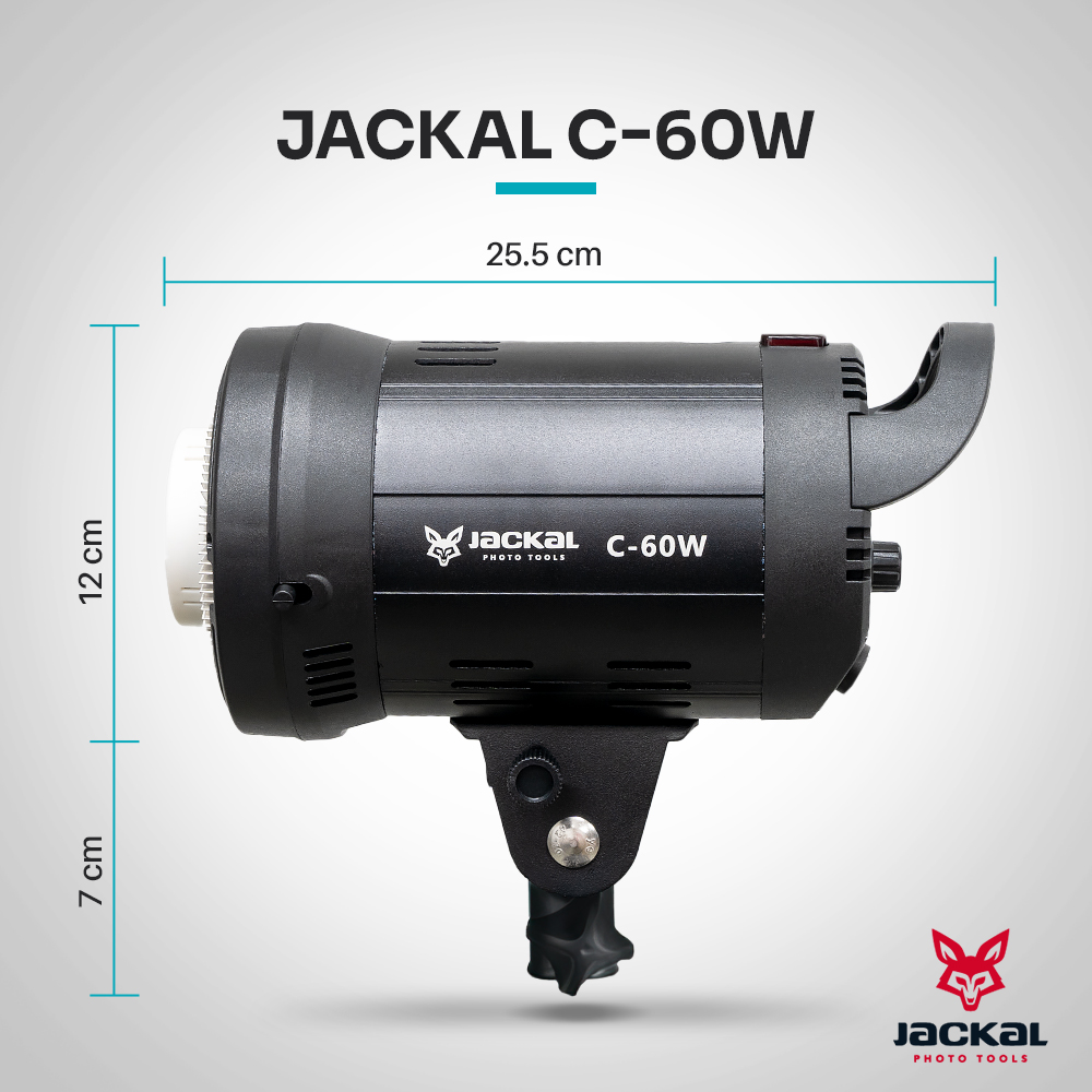 Jackal C-60W 5500K COB LED videólámpa-2