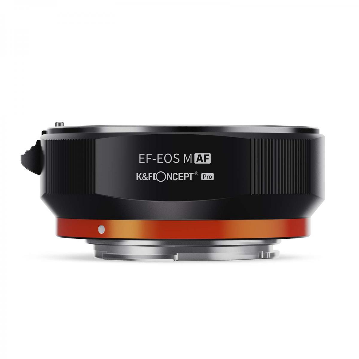 KF Concept Canon EF/EF-S bajonett adapter - Canon EOS M vázakra Autofocus támogatással (KF06.464)-1