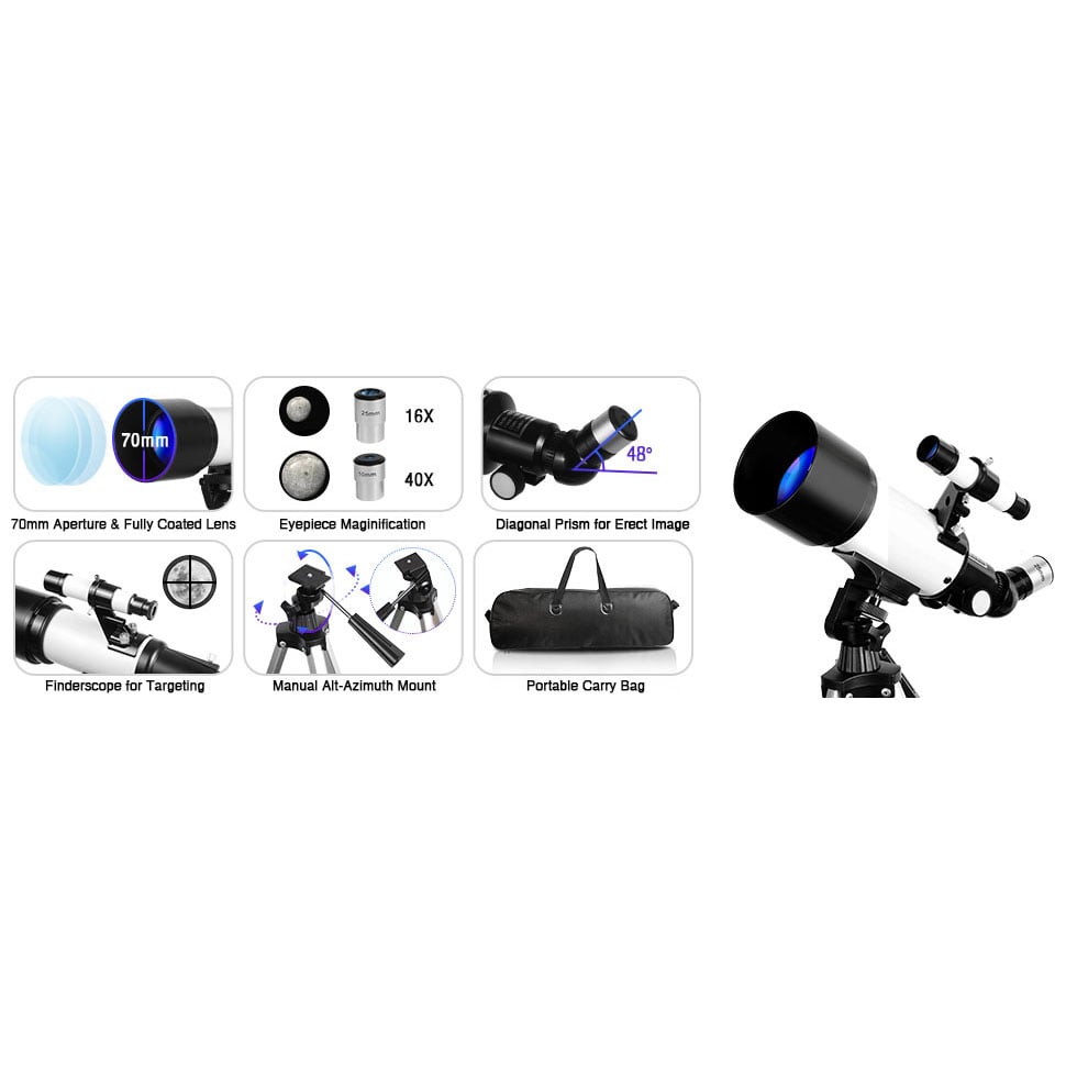 KF Concept AS06 csillagászati távcső, teleszkóp 400mm, állvánnyal (KF33.020)-8