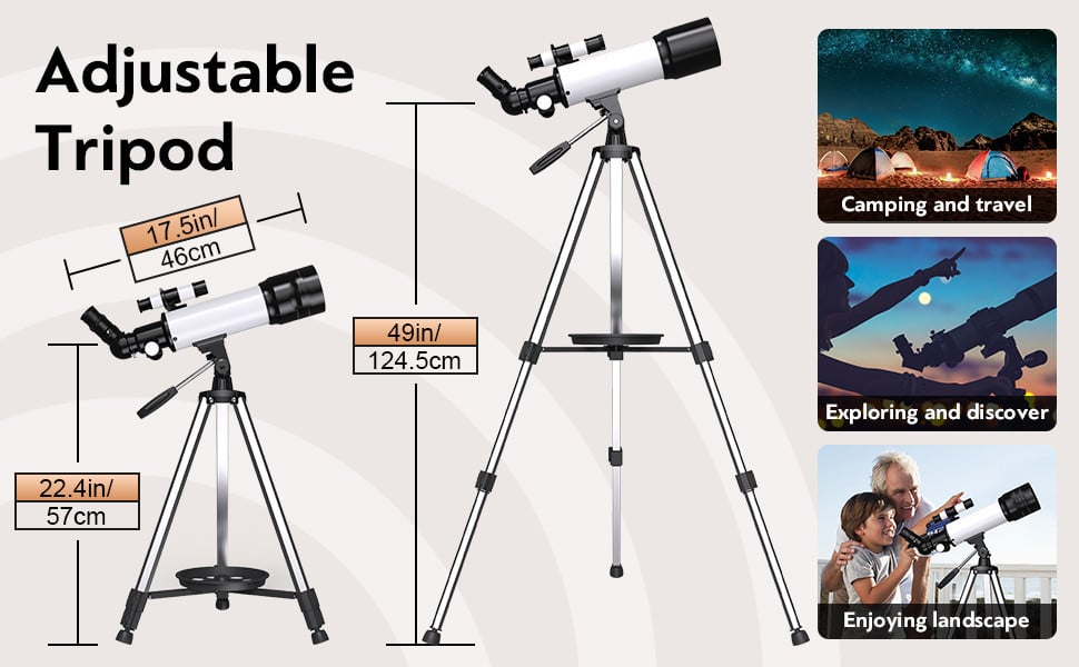 KF Concept AS06 csillagászati távcső, teleszkóp 400mm, állvánnyal (KF33.020)-3