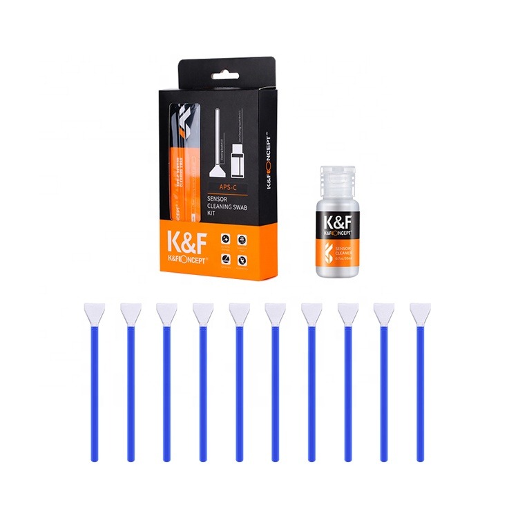 KF Concept 16mm APS-C szenzor tisztító készlet folyadékkal, 10db-os (SKU.1616)-1